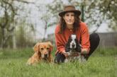 Justine et ses chiens
